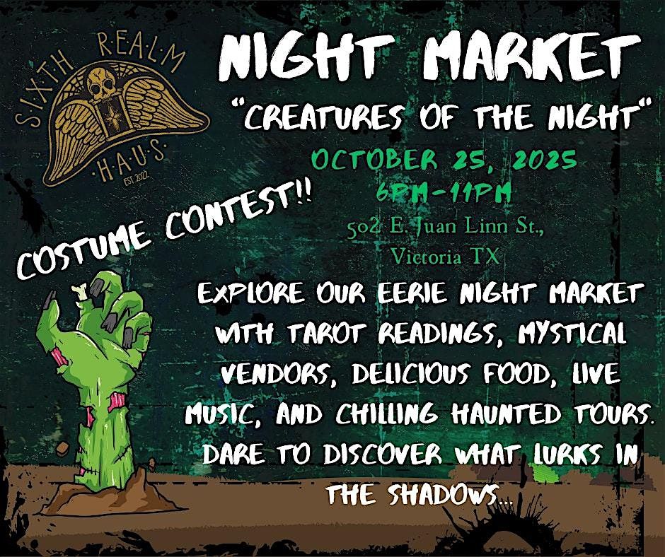 6th Realm Night Market- Around the Haus $30, 25 October | Event in Victoria | AllEvents