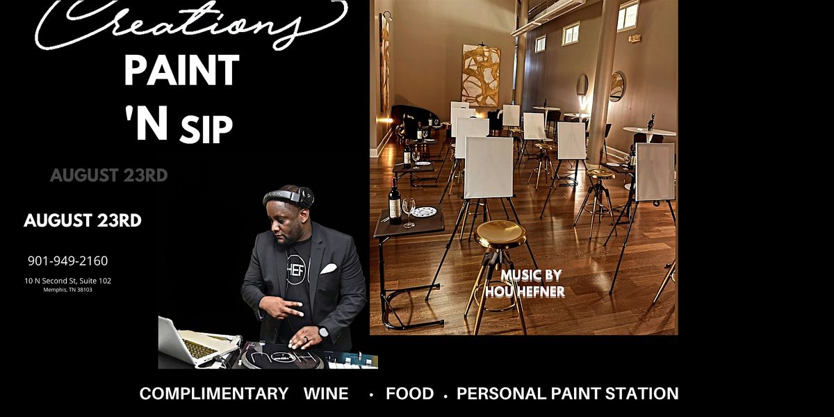 Paint ‘N Sip, 23 August | Event in Memphis | AllEvents