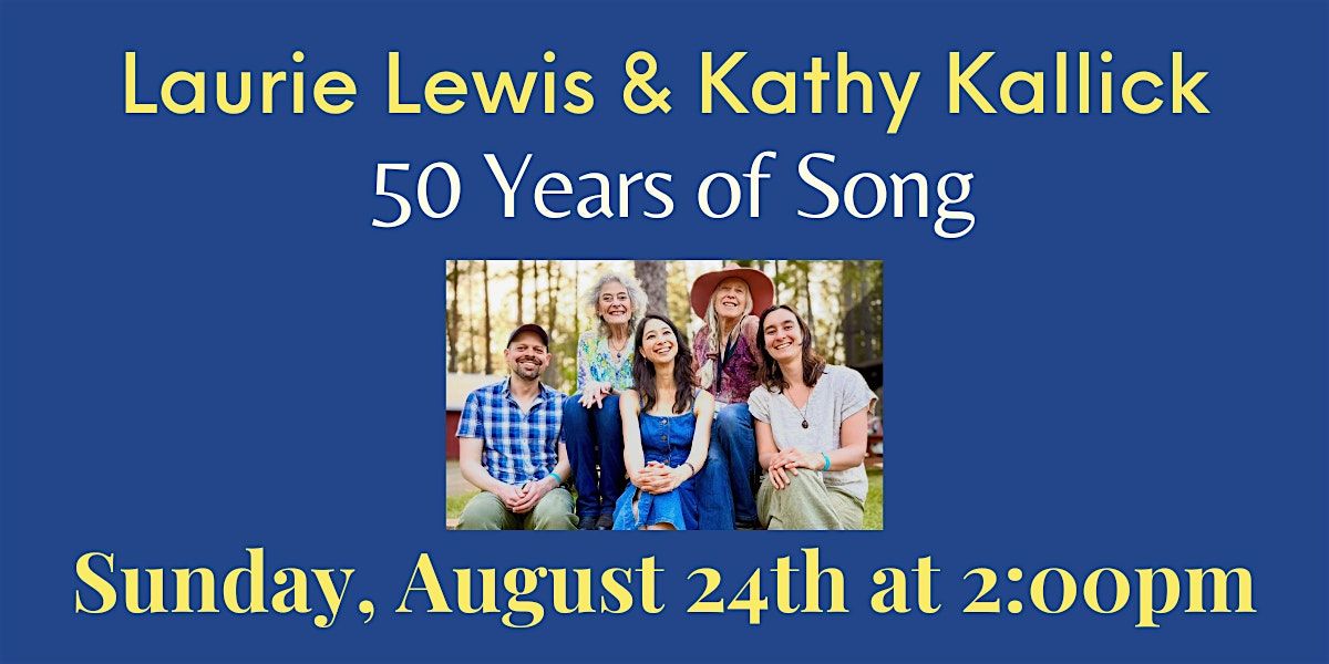 Hillside Echoes presents Laurie Lewis and Kathy Kallick, 24 August | Event in Berkeley | AllEvents