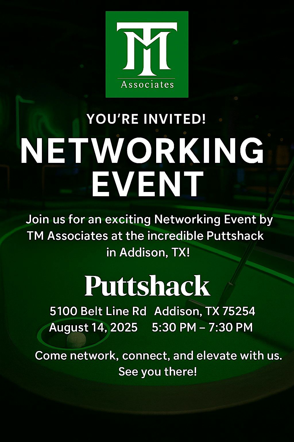 TM & Associates Networking Event, 14 August | Event in Dallas | AllEvents