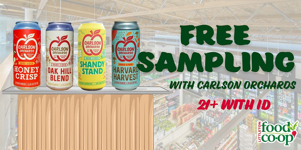 Free Sampling with Carlson Orchards, 15 August | Event in Littleton | AllEvents