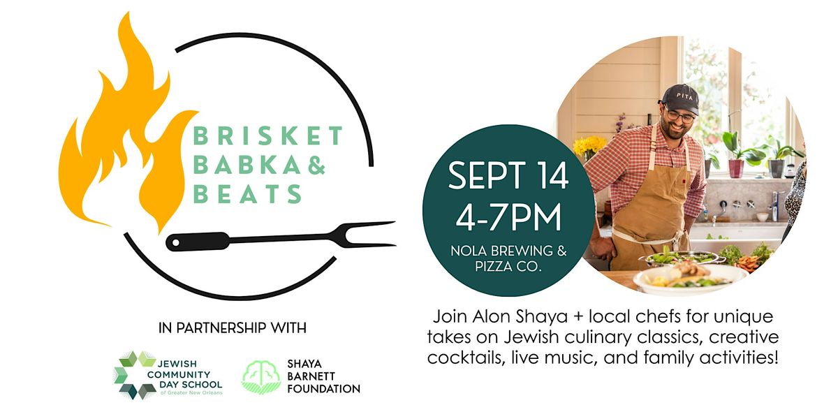 Brisket, Babka, & Beats, 14 September | Event in New Orleans | AllEvents