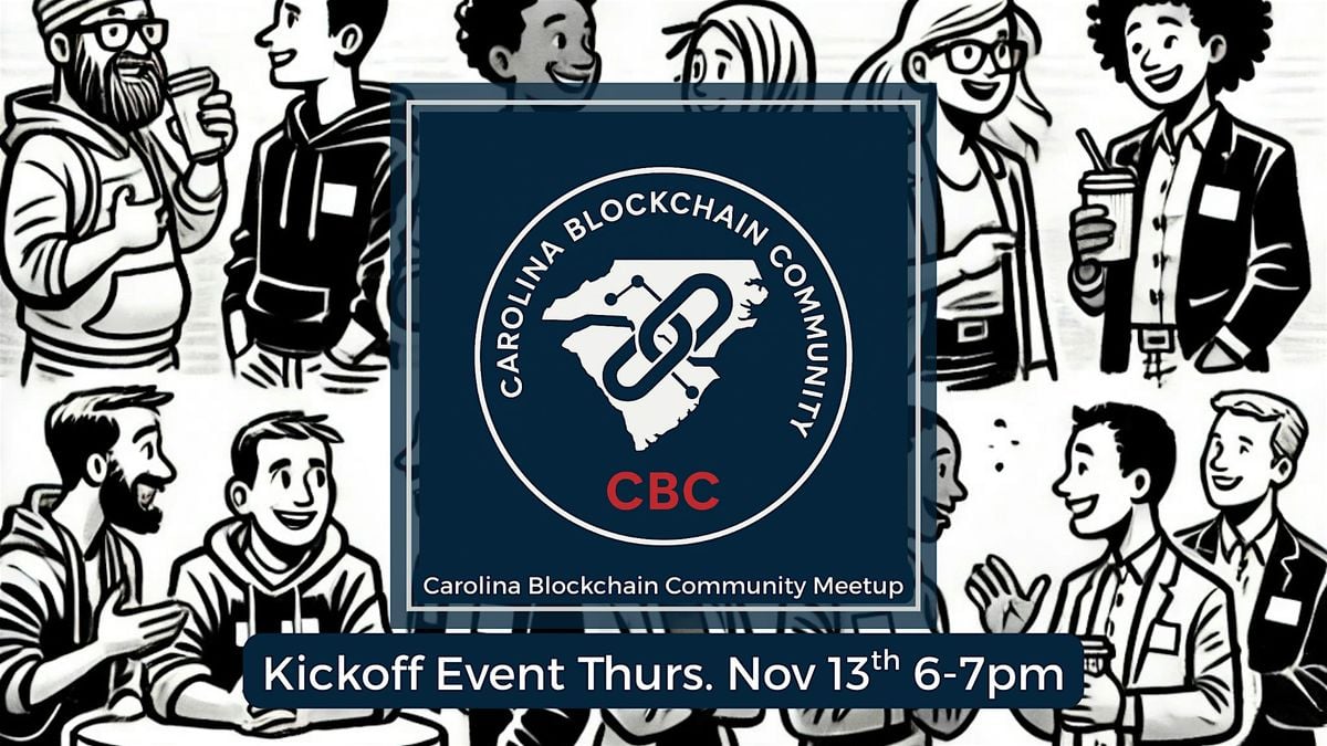 Carolina Blockchain Community Kickoff Meetup, 13 November | Event in Chapel Hill | AllEvents