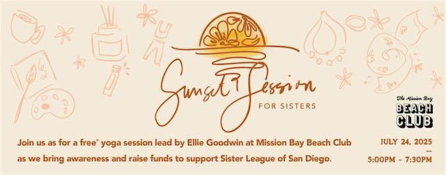 Sunset Session For Sisters: Sister League of San Diego, 24 July | Event in San Diego | AllEvents