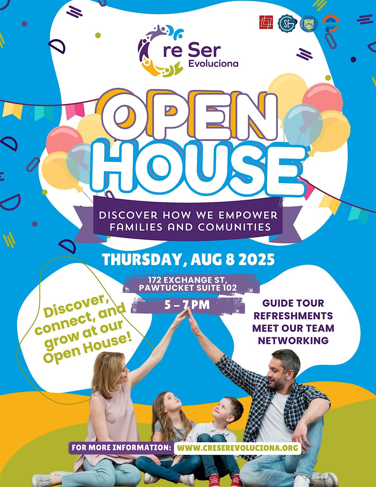 Open House CreSer, 7 August | Event in Pawtucket | AllEvents