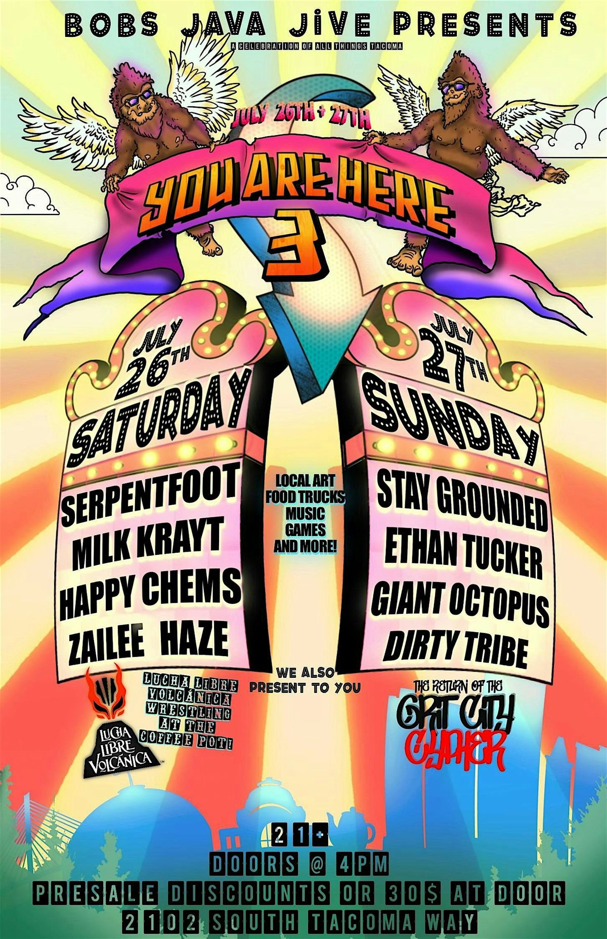 YOU ARE HERE 3, 26 July | Event in Tacoma | AllEvents
