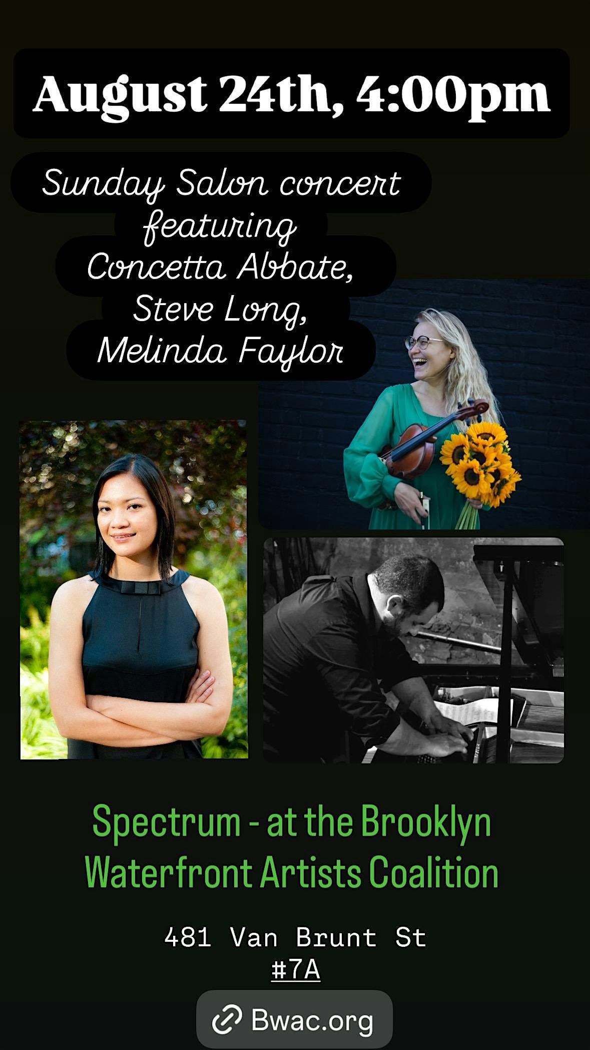 Sunday Salon Series at Spectrum, 24 August | Event in Brooklyn | AllEvents