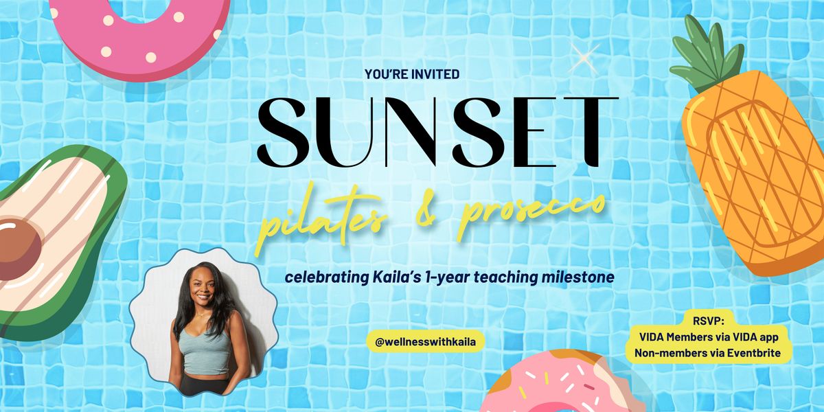 Sunset Pilates & Prosecco, 25 July | Event in Washington | AllEvents