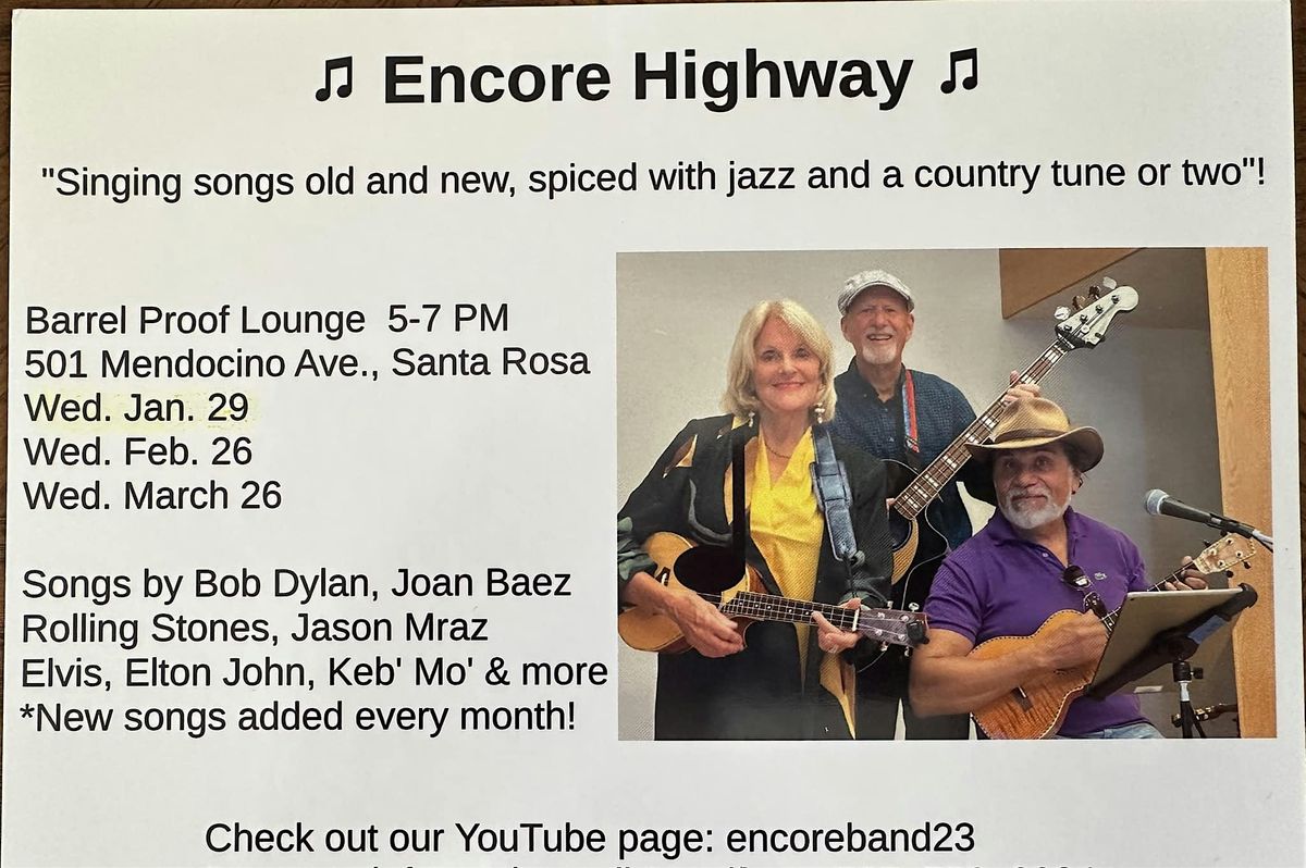 Live Music Happy Hour - Encore Highway Plays Your Favorites!, 21 May | Event in Santa Rosa | AllEvents