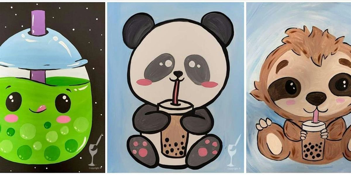 Best Boba Sipping Buddies - Paint and Sip by Classpop!™, 13 July | Event in Pasadena | AllEvents