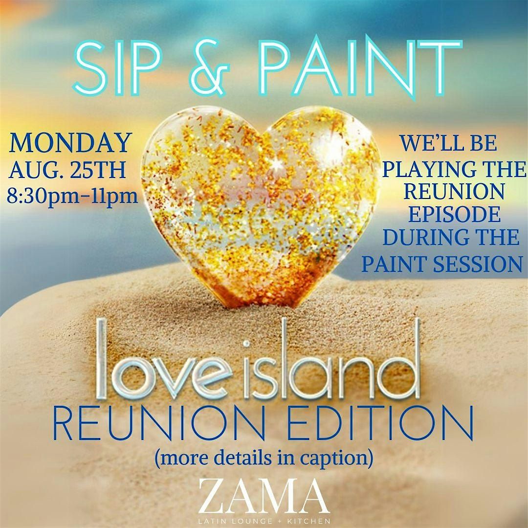Love Island Reunion Sip & Paint, 25 August | Event in Fullerton | AllEvents