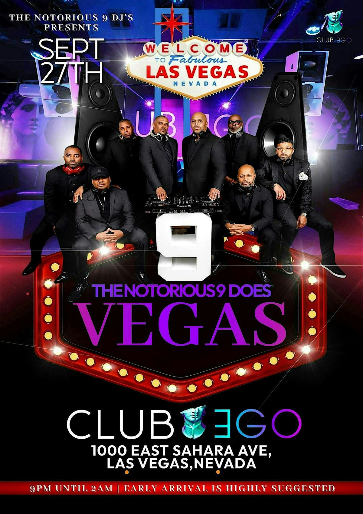 Notorious9 does Vegas, 27 September | Event in Las Vegas | AllEvents