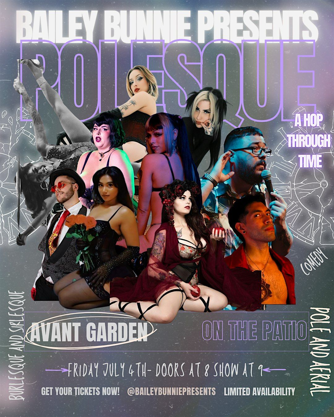 Bailey Bunnie Presents: Polesque- A Hop Through Time, 4 July | Event in Houston | AllEvents