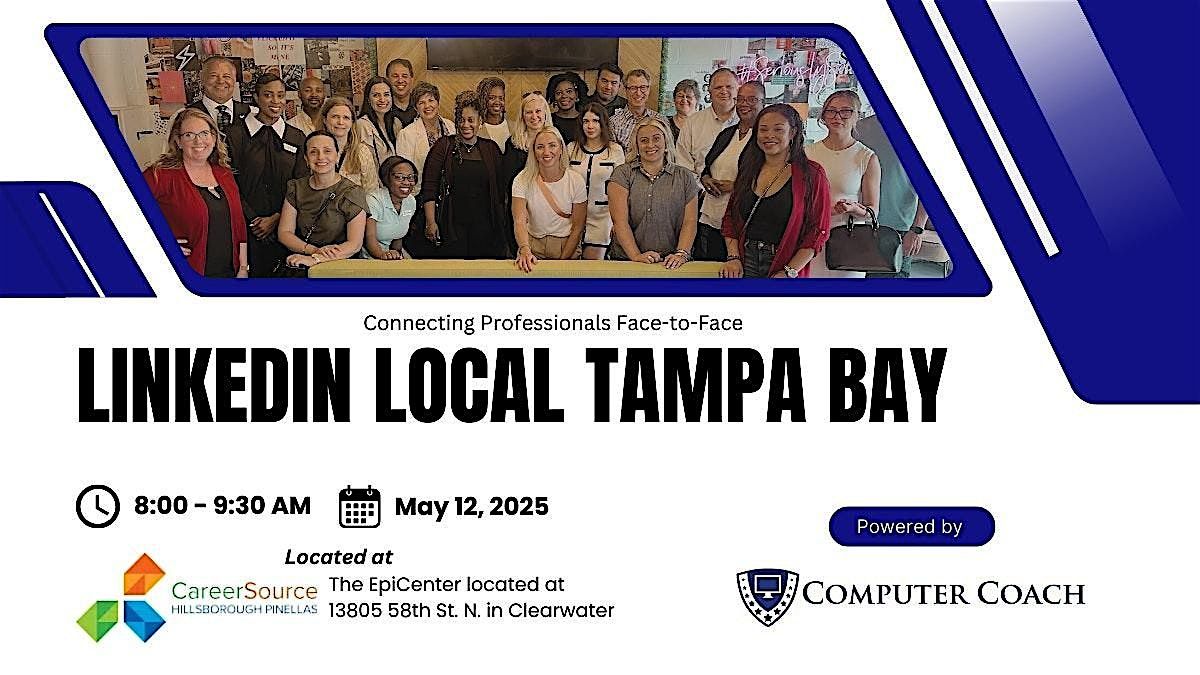 LinkedIn Local Tampa Bay, 12 May | Event in Clearwater | AllEvents