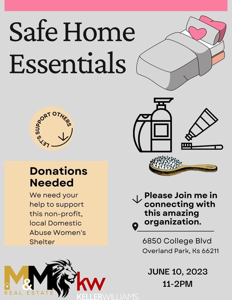 Safe Home Fundraiser , Keller Williams Realty Partners Overland Park