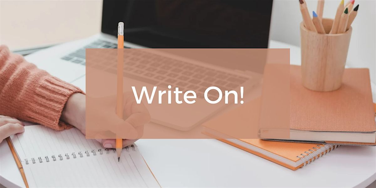 Write On!, 23 August | Event in Washington | AllEvents