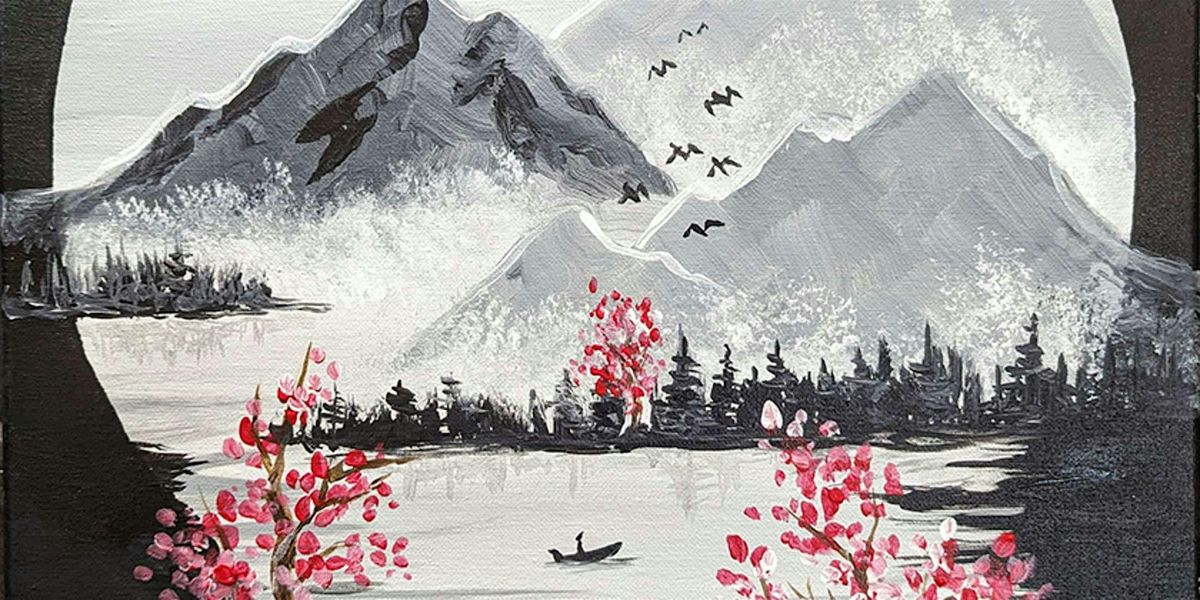 Mountain Scene - Paint and Sip by Classpop!™ | Event in Danville | AllEvents