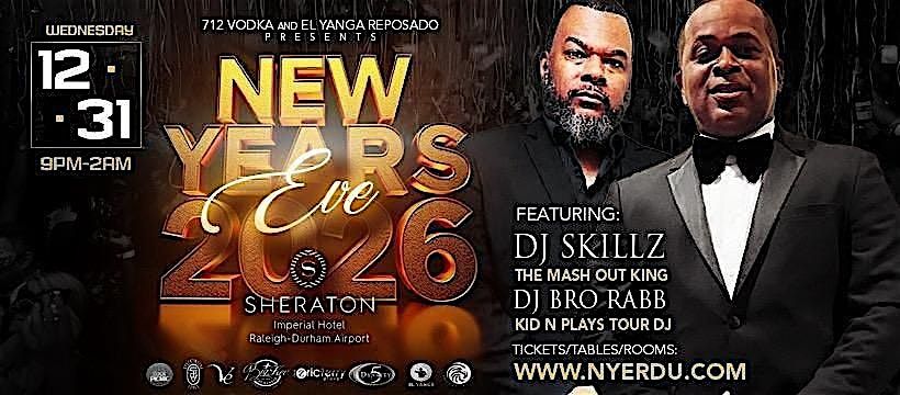NYE 2026 at Sheraton Imperial, 31 December | Event in Durham | AllEvents