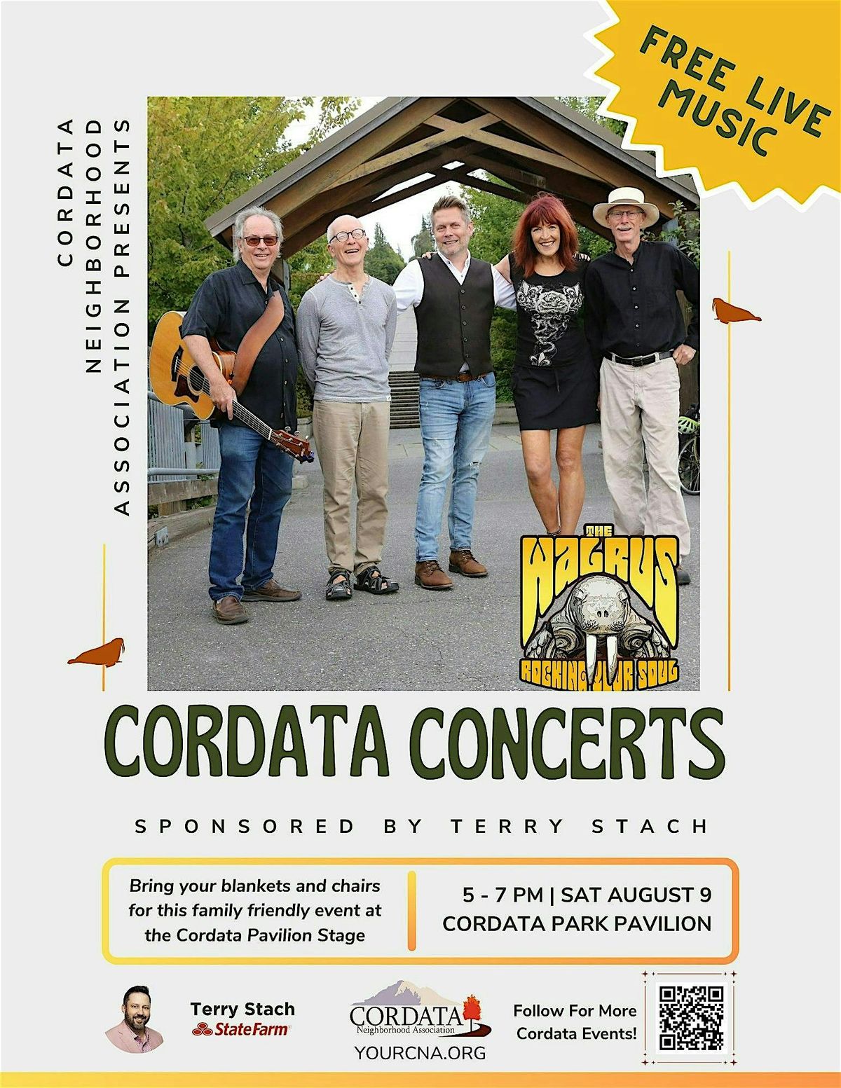Cordata Concerts | The Walrus, 9 August | Event in Bellingham | AllEvents