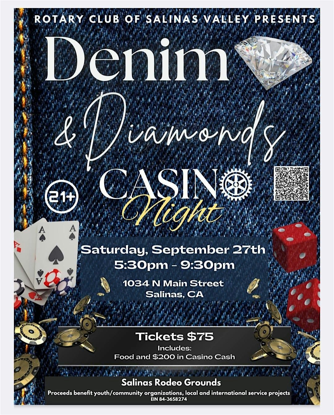 Denim & Diamonds, 27 September | Event in Salinas | AllEvents