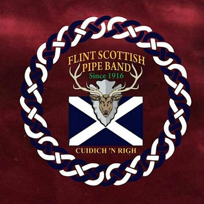 Flint Scottish Pipe Band logo