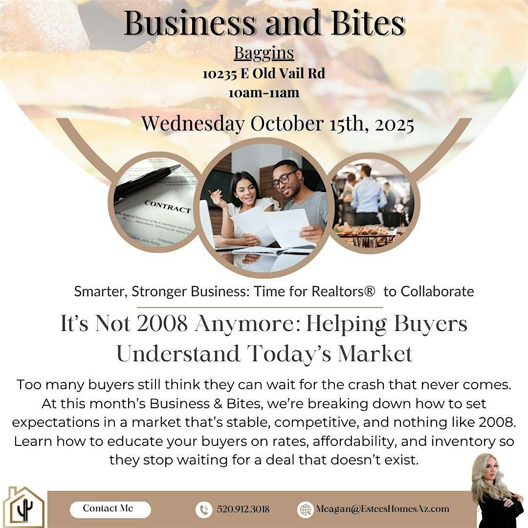 It’s Not 2008 Anymore: Helping Buyers Understand Today’s Market, 15 October | Event in Tucson | AllEvents