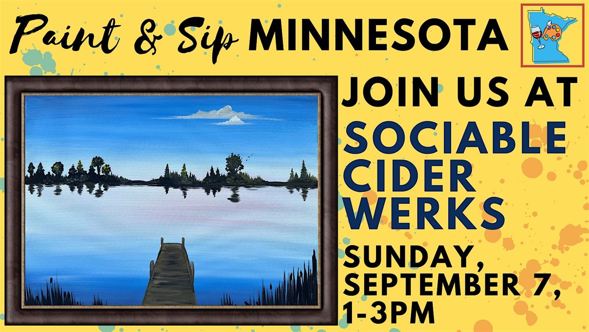 September 7 Paint & Sip at Sociable Cider Werks, 7 September | Event in Minneapolis | AllEvents