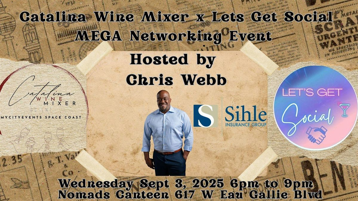 Let’s Get Social x Catalina Wine Mixer : EGAD Mega Networking Mixer, 3 September | Event in Melbourne | AllEvents