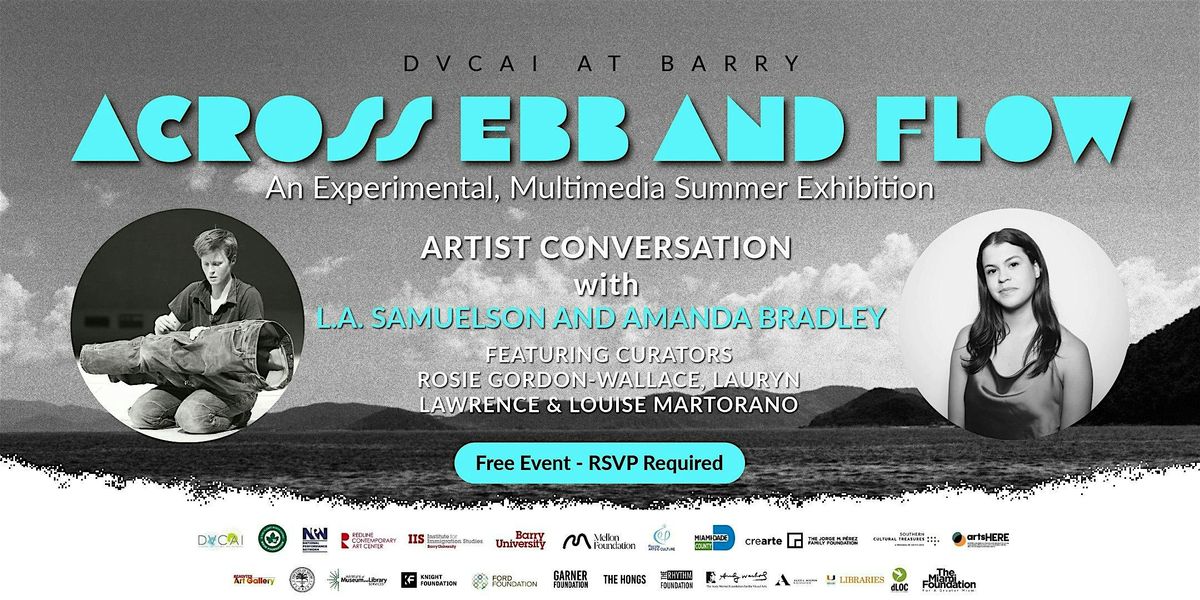 "Across ebb and flow" Artist Conversation, 28 June | Event in Miami | AllEvents