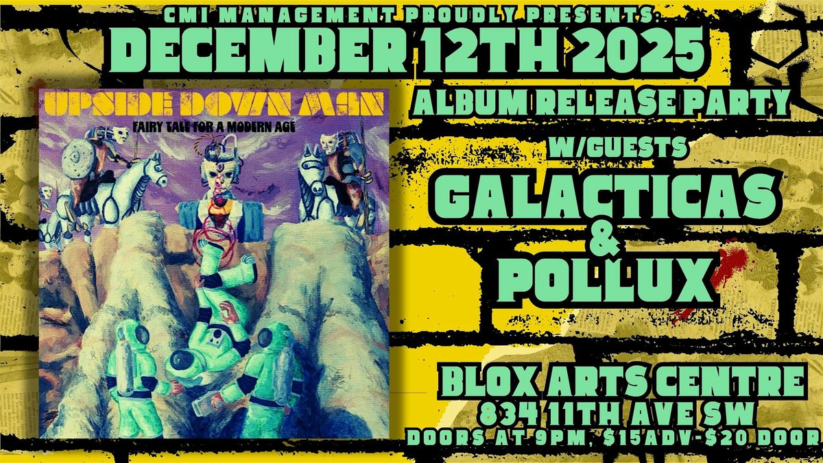 Upside Down Man Album Release Party, 12 December | Event in Calgary | AllEvents