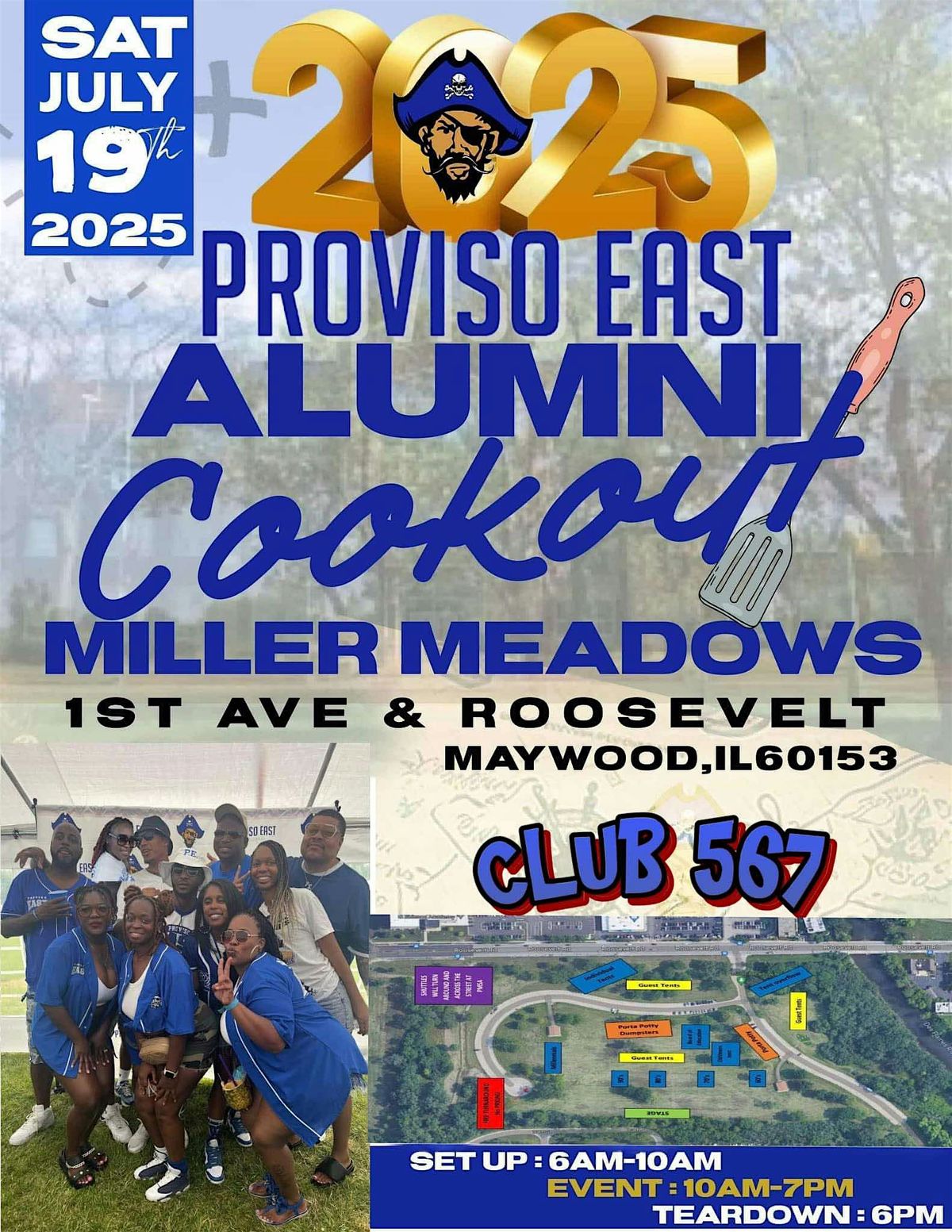 Proviso East ALL Class Cookout TheClub '5'6'7 Expe, 19 July | Event in Forest Park | AllEvents