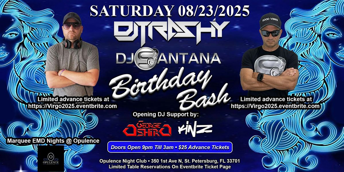 VIRGO BIRTHDAY BASH with Dj's Trashy and Santana, 23 August | Event in St. Petersburg | AllEvents