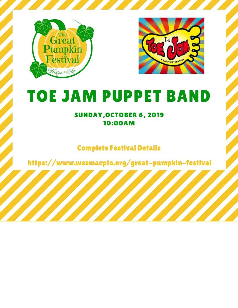 Toe Jam Puppet Band The Great Pumpkin Festival, Westport,