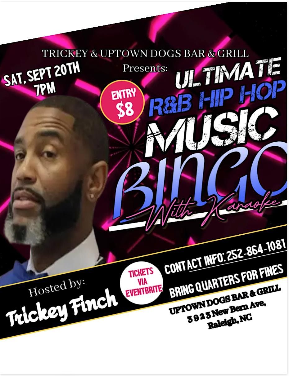 ULTIMATE MUSIC BINGO (R&B/HIP HOP), 20 September | Event in Raleigh | AllEvents
