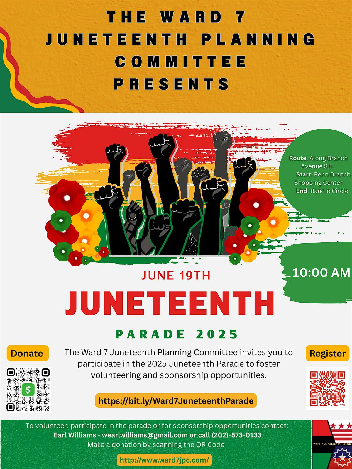 Ward 7 Juneteenth Parade, 19 June | Event in Washington DC | AllEvents