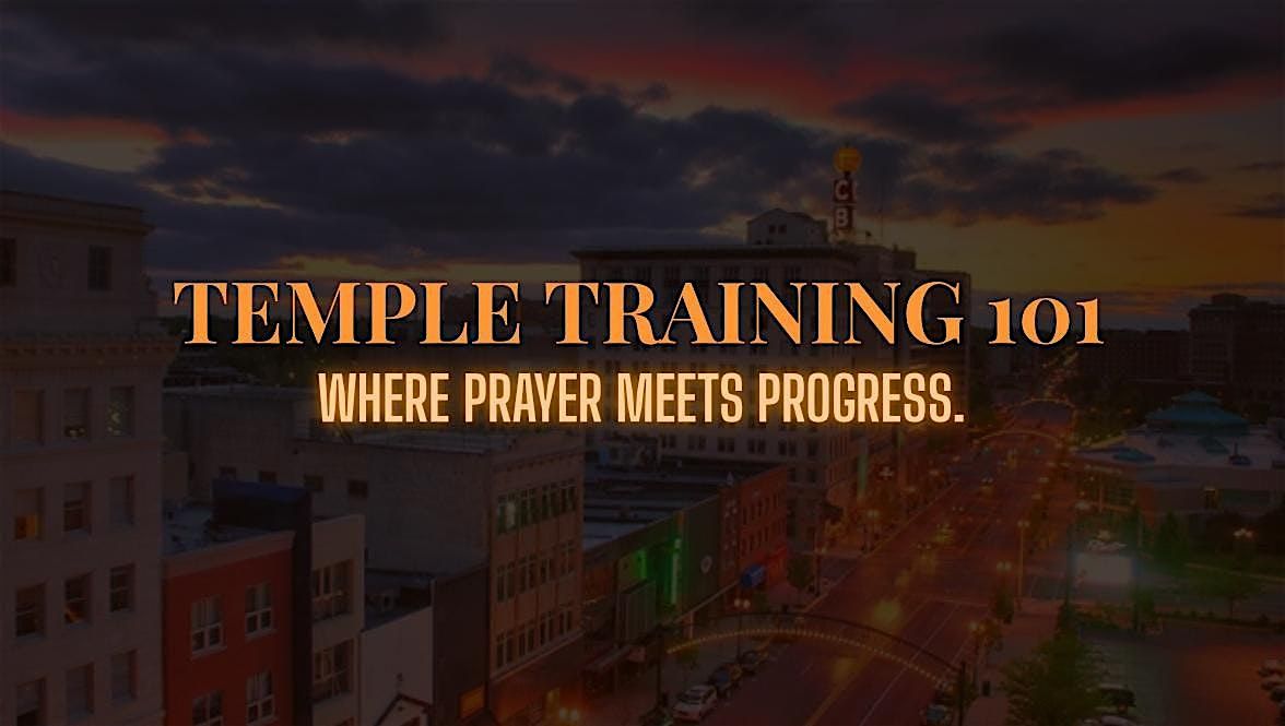 Temple Training 101, 31 January | Event in Flint | AllEvents