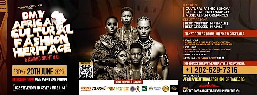 AFRICAN  CULTURAL  FASHION HERITAGE & AWARD NIGHT 4.0, 20 June | Event in Severn | AllEvents