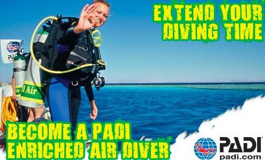 Corso Specialit PADI Enriched Air Diver Nitrox 2 Corso Specialit PADI Enriched Air Diver Nitrox 2