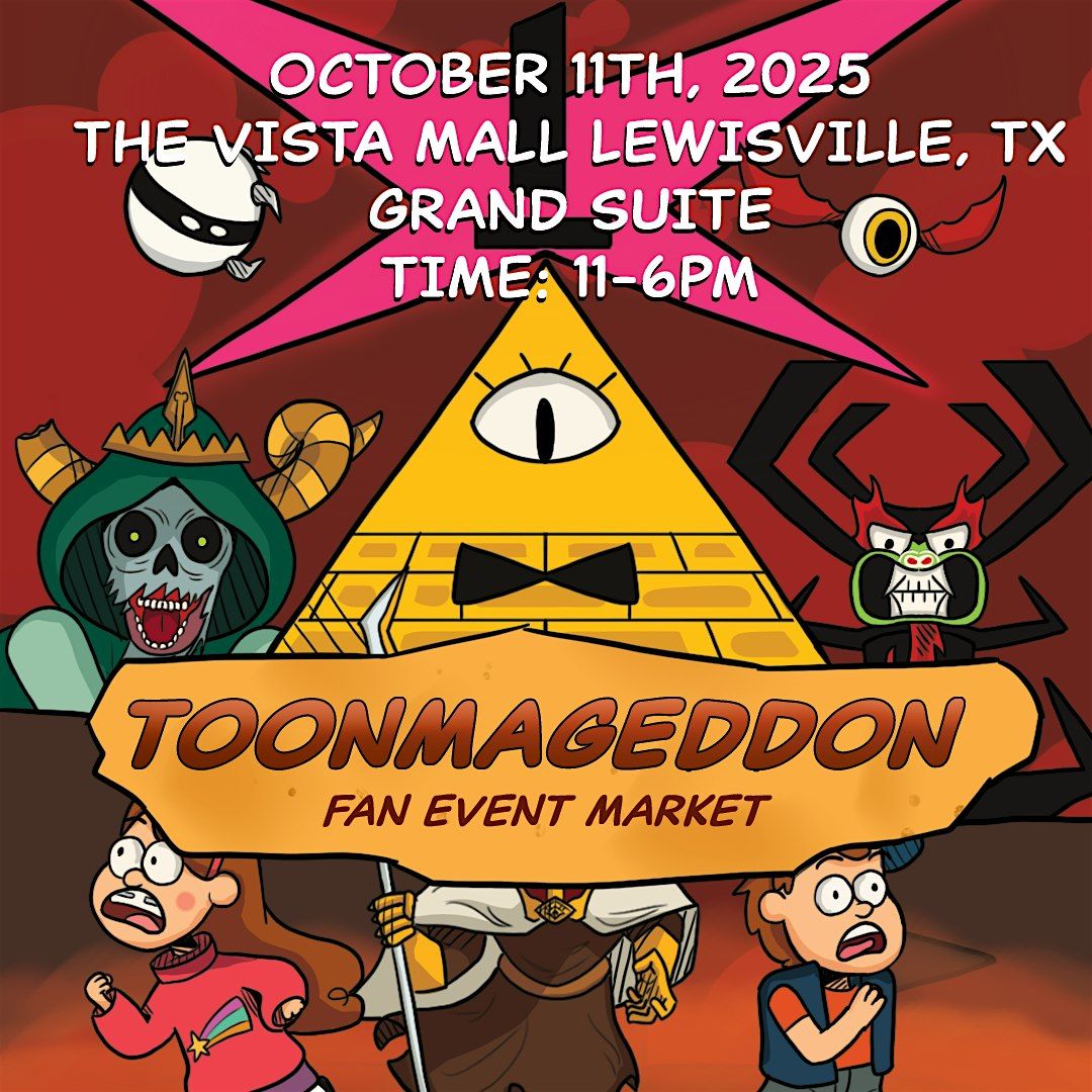 TOONMAGEDDON Art Market, 11 October | Event in Lewisville | AllEvents