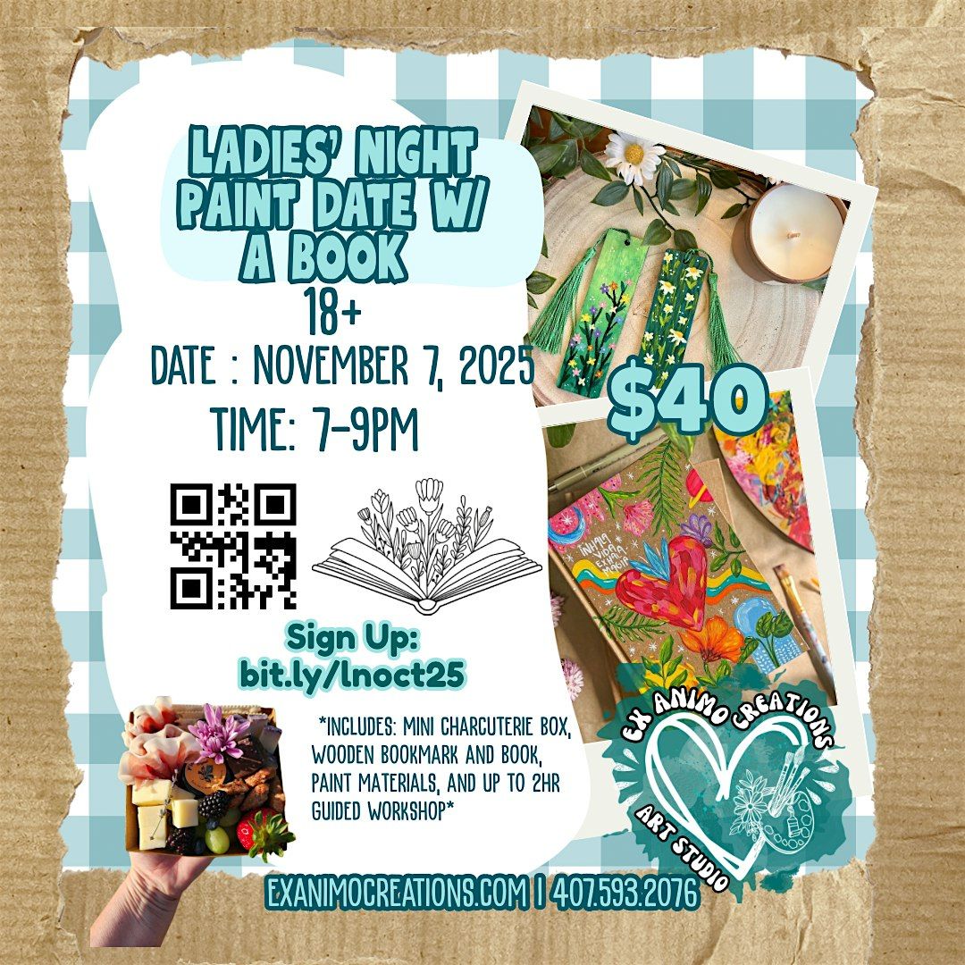 Ladies' Night Paint Date with a Book, 7 November | Event in St. Cloud | AllEvents
