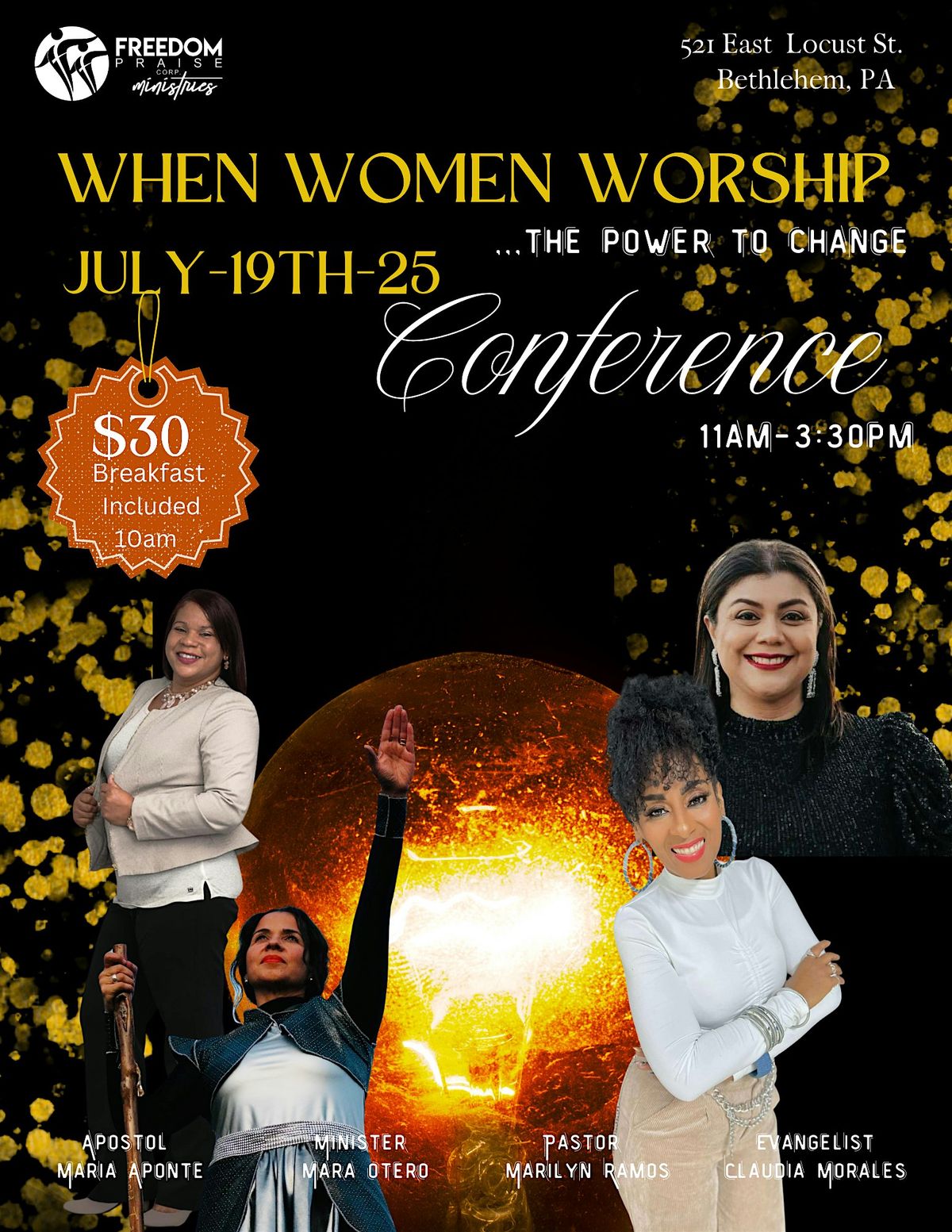 Conference: When Women Worship...the power to change!, 19 July | Event in Bethlehem | AllEvents