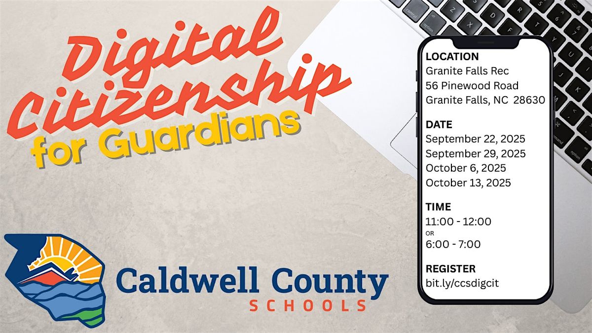 Digital Citizenship for Guardians #2-Passwords & Media Tips (PM Session), 29 September | Event in Granite Falls