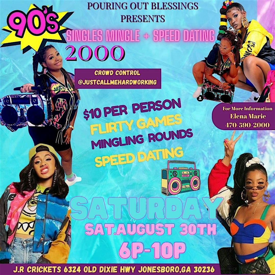 90 -2000s Singles Mingle + Speed Dating | Event in Jonesboro | AllEvents