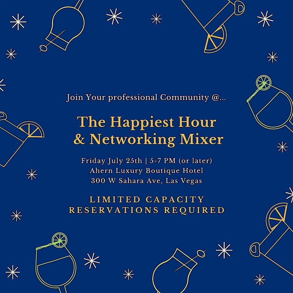 Happiest Hour & Networking Mixer, 25 July | Event in Las Vegas | AllEvents