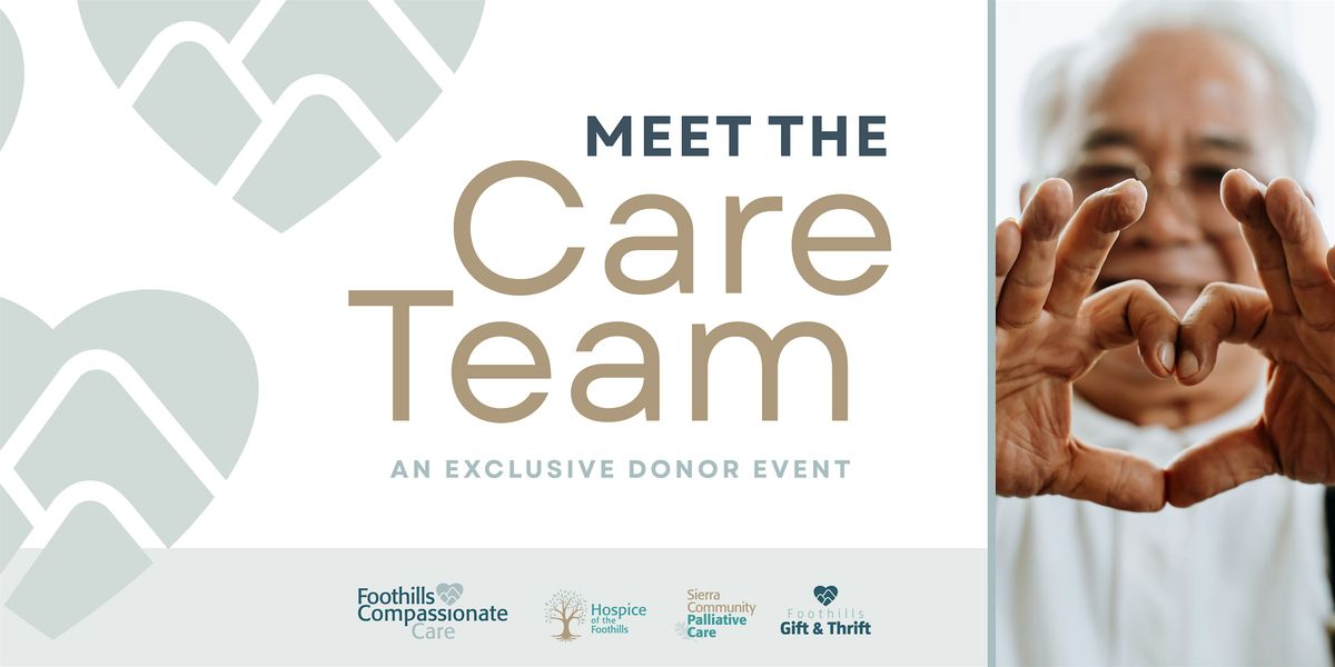 An Exclusive Gathering: Connecting with Our Care Team, 24 September | Event in Grass Valley | AllEvents