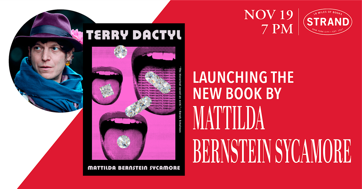 Mattilda Bernstein Sycamore: Terry Dactyl, 19 November | Event in New York | AllEvents
