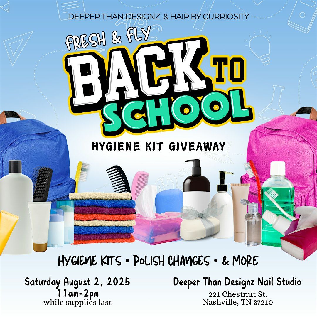 Fresh & Fly Back to School Hygiene Kit Giveaway, 2 August | Event in Nashville | AllEvents