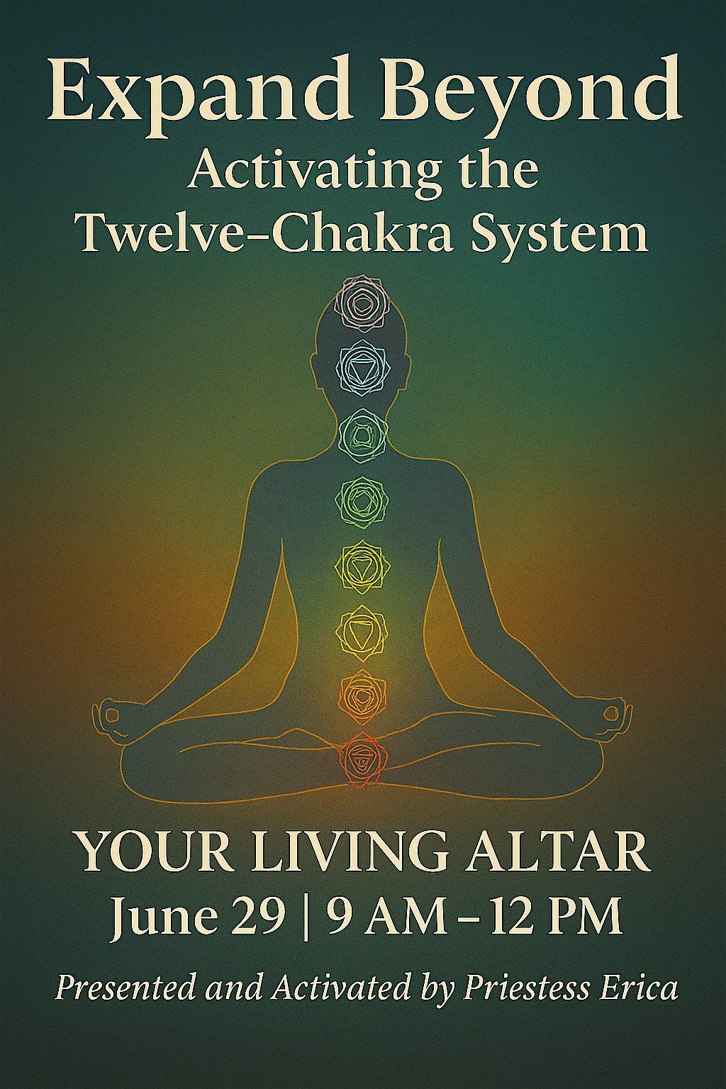 EXPAND BEYOND | Learn & Activate the 12 Chakra System, 29 June | Event in Gilbert | AllEvents