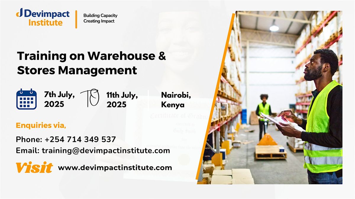 Training on Warehouse & Stores Management, 7 July | Event in Nairobi | AllEvents