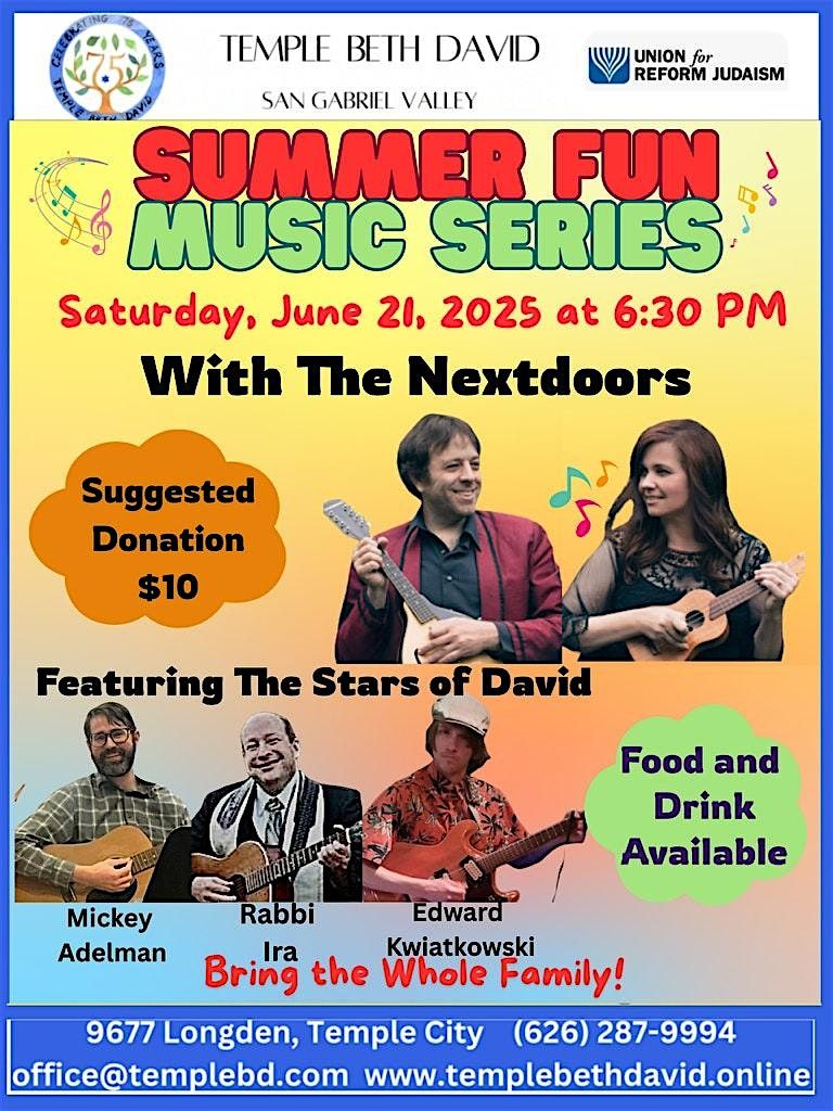 Summer Fun Music Series, 21 June | Event in Temple City | AllEvents